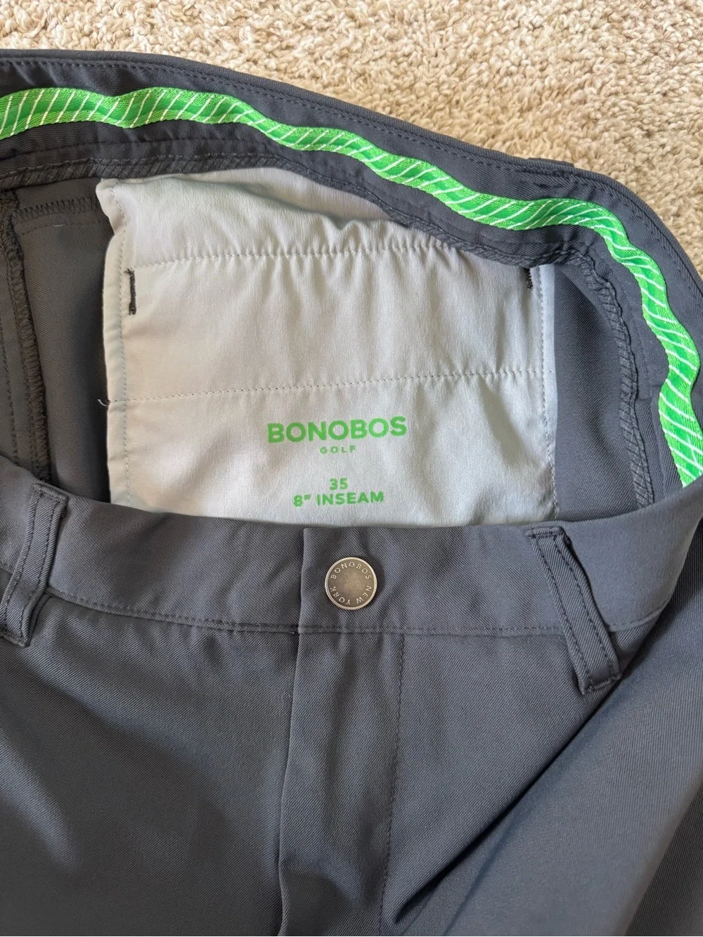 Bonobos Golf Shorts Size 35 8 Inch Inseam - Picture 3 of 3